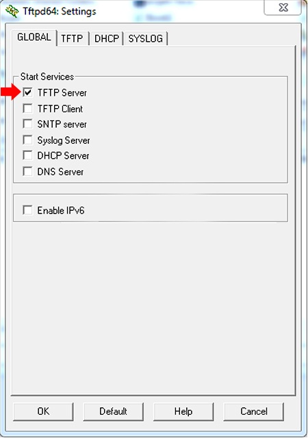 مراحل راه‌اندازی سرور TFTP